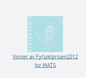 Vinner av Fyrlyktprisen 2012 for MATS