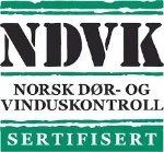 NDVK er et frivillig sertifiseringsorgan for produsenter av vinduer og dører. I NDVK er det et regelverk som stiller krav til produsentenes kvalitetsikringssystem. De sertifiserte produsentene oppfyller kravene som gjelder. Alle produkter med NDVK-merket er testet og godkjent etter europeiske standarder. www.ndvk.no