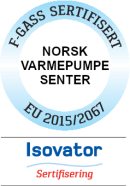 F-Gass sertifisering - Norsk Varmepumpe senter AS